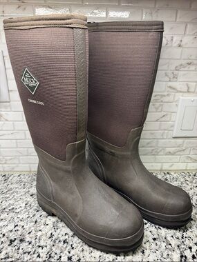 Muck Boot Company Brown/Olive Chore Cool Tall Rubber Boots